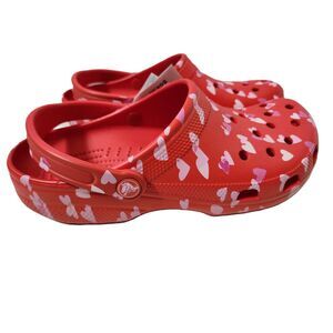 Crocs Classic Valentines Hearts Clog | Women's Size 11